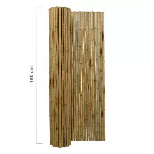 12: Bambus læhegn 180x180 cm lyst