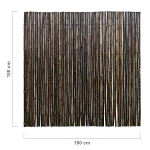 10: Bambus læhegn 180x180 cm mørkt