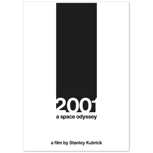 18: Filmplakat - 2001: A Space Odyssey Artwork Plakat, A4 21x29.7 cm / 8x12?