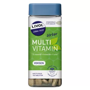 8: Livol Multivitamin med urter (150 stk)