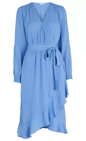 10: Basic Apparel Kjole - Nilla - Azure Blue