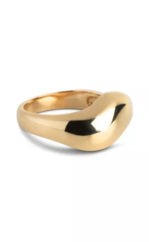 6: ENAMEL Copenhagen Ring - Agnete Large - Gold