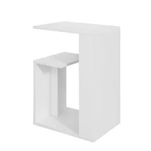 2: Sofabord / sidebord i moderne stil, hvid