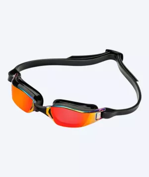 13: Aquasphere konkurrence svømmebriller - Xceed Mirror - Sort/Rød