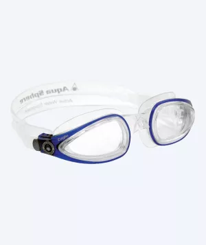 6: Aquasphere svømmebriller med styrke - Eagle klar linse - Mørkeblå