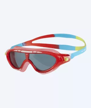 2: Speedo dykkerbriller til børn - Rift - Rød/lyseblå/grøn (Smoke glas)