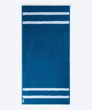 6: Watery badehåndklæde - Heat Swim Bomuld - Delta Blue