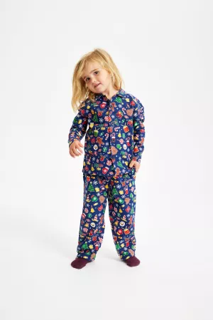 5: Crazy julepyjamas Flannel - Børn