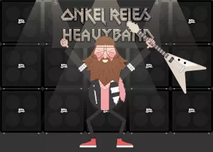 5: Onkel Rejes Heavyband - Ramasjang plakat