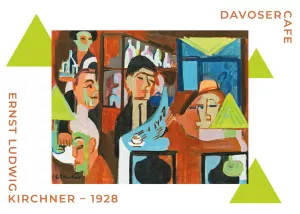7: Davoser cafe - Ernst L. Kirchner museumsplakat