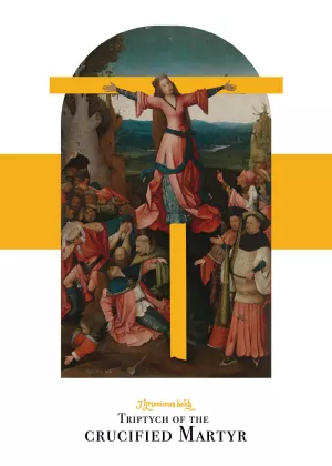 10: Triptych of the crucified martyr - Hieronymus Bosch museumsplakat