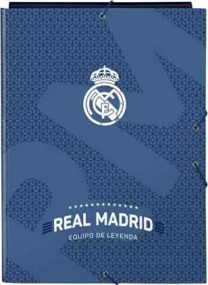 2: Real Madrid - A4 Mappe - Blå Hvid