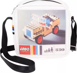 2: Lego Taske - Retro Crossbody Håndtaske - 5 L - Hvid