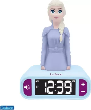 2: Frost Vækkeur Med 3d Elsa Figur Og Lydeffekter - Lexibook