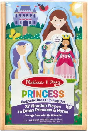 1: Magnet Påklædningsdukke - Melissa And Doug - Prinsesse