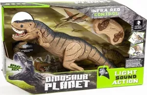 9: Fjernstyret Dinosaur Legetøj Med Lys Og Lyd - T-rex - 46 Cm - Dinosaur Planet