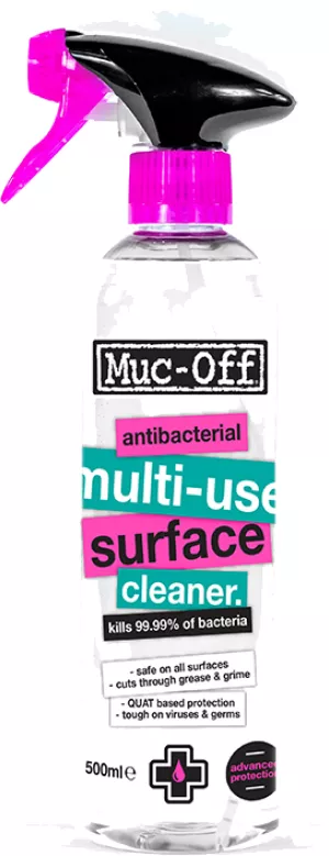 12: Muc-Off Antibacterial Multi Use Surface - 500 ml 99.99%
