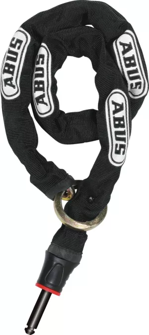 9: Abus Kæde 8mm til Shield ringlås + taske - Sort