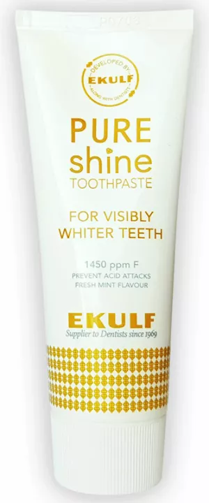 1: EKULF Pure Shine Whitening Tandpasta - 75ml.