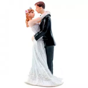 8: Bryllupsfigur brudepar 12,5 cm