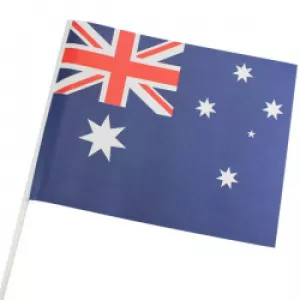 8: Australsk Papirflag 25 stk