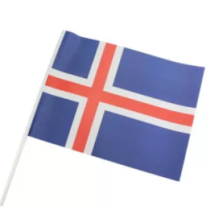 6: Islandsk Papirflag 25 stk