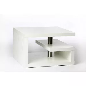 14: Hjørnebord i hvid ask - B:60 cm