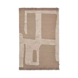 1: Ferm Living Alley Wool Rug - Natural