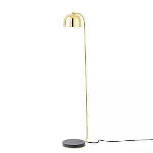 6: Normann Copenhagen Grant floor lamp - brass