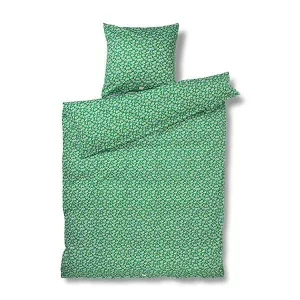 1: Juna Pleasantly sengetøj - Grøn - 140x200 cm