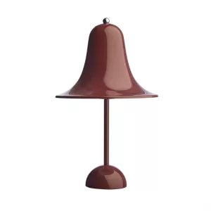 3: Verner Panton Pantop Bordlampe - Ø: 23 cm - Burgundy