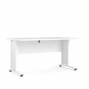 13: Tvilum Prima Komb. skrivebord - 150 cm - Hvid