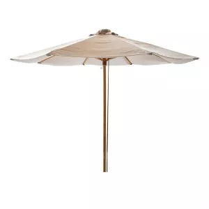 2: Cane-Line Classic parasol med snoretræk - Ø: 240 cm