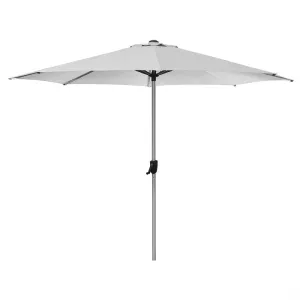 10: Cane-Line Sunshade parasol m/krank - Ø 300 cm - Dusty white