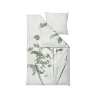 6: Södahl Organic Oat grass Jade green sengetøj - 140 x 200 cm