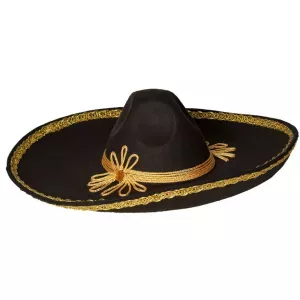 4: Mexicansk Sombrero - Sort