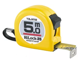 14: Tajima båndmål 5m Hi Lock 25mm