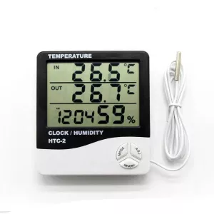 1: Digital termometer til ude og inde