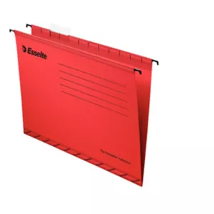 10: Hængemappe forstærket folio rød (25)