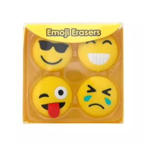 9: Viskelæder Emojis 4/sæt