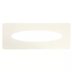 2: Bundplade / Indlægsplade til håndklædeark dispenser, Hvid