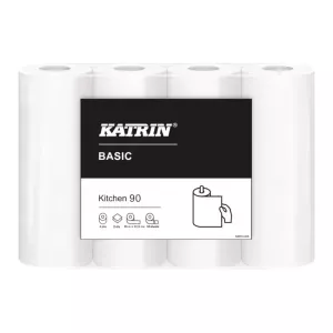 1: Katrin Basic Kitchen 90, 2-lag køkkenrulle, 32 ruller