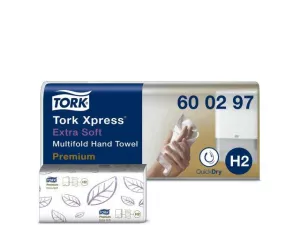 10: Papirhåndklæde Tork Xpress H2 Prem. Extra Soft 2-Lag 2100Ark