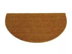 7: Clean Carpet kokosmåtte natur 15 mm. Halvmåne 50x80 cm