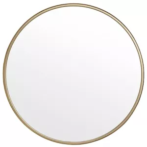 10: Rund spejl i jern - Guld