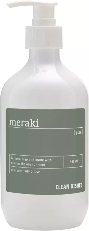 5: Opvaskemiddel, Pure by Meraki (490 ML., Grå/Hvid)