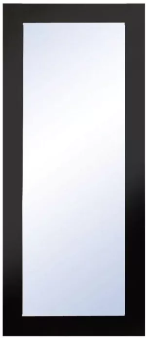 6: Nova, Vægspejl, Træramme by Oscarssons Möbel (H: 90 cm. B: 38 cm., Hvidlakeret MDF)