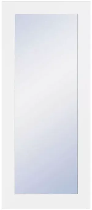 6: Nova, Vægspejl, Træramme by Oscarssons Möbel (H: 90 cm. B: 38 cm., Sortbejdset egetræ)