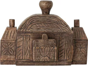 10: Barin, Skulptur, Mangotræ by Creative Collection (H: 25.5 cm. B: 19 cm. L: 35.5 cm., Brun)