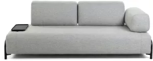 5: Compo, 3-personers sofa by LaForma (Armlæn højre, Grå)